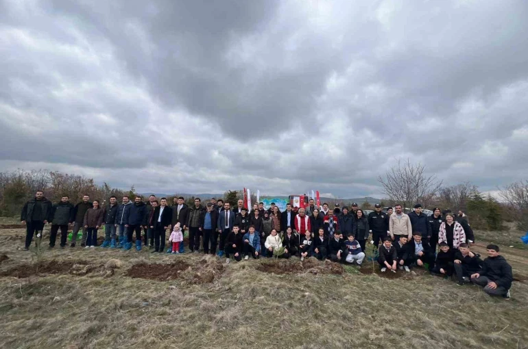 Mihalıççık’ta 100 fidan toprakla buluştu 