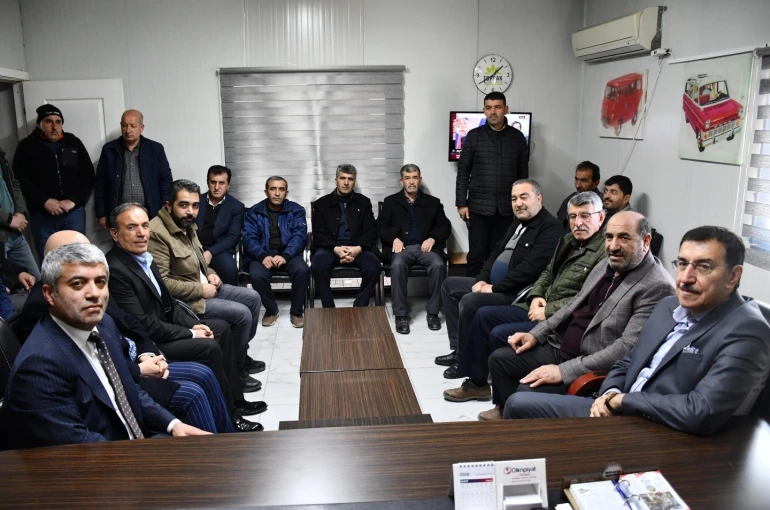 Milletvekili Tüfenkci’den Minibüsçüler Odası’na ziyaret 