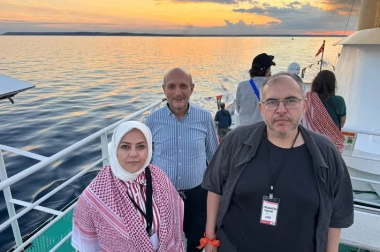 Milletvekili Ün, Vicdan gemisinden seslendi; "Hepimiz Gazze ve Filistin için çabalamalıyız" 