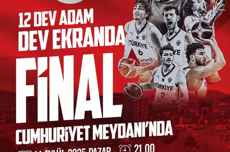Milli heyecan Elazığ’da dev ekranda yaşanacak