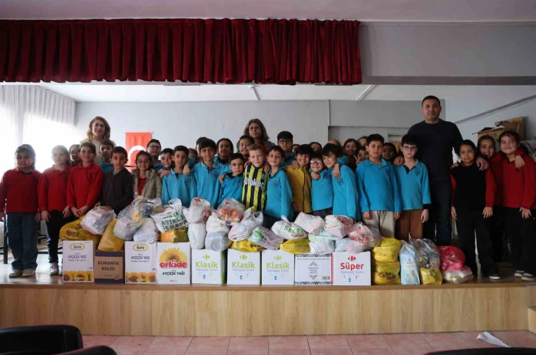 Minik yüreklerden büyük dayanışma 