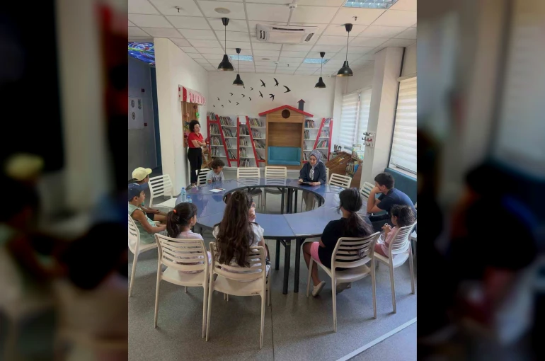 Minikler "Sihirli Kütüphanenin Kayıp Anahtarı" etkinliğinde kitapların dünyasını keşfetti