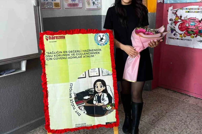 Miniklere sağlıklı beslenme anlatıldı 