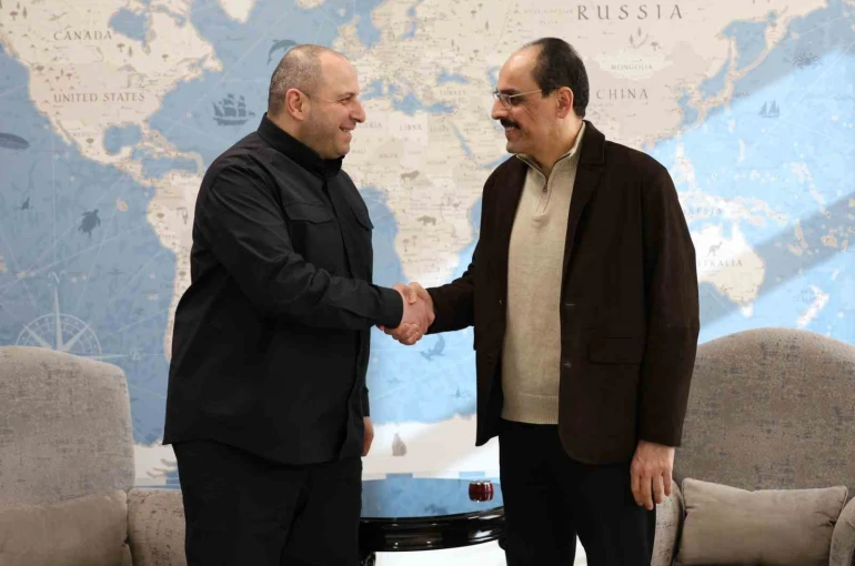 MİT Başkanı Kalın, Ukrayna Ulusal Güvenlik ve Savunma Konseyi Sekreteri Umerov ile bir araya geldi 