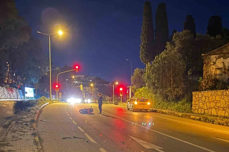 Motosiklet sürücüsü kazada yaşamını yitirdi 