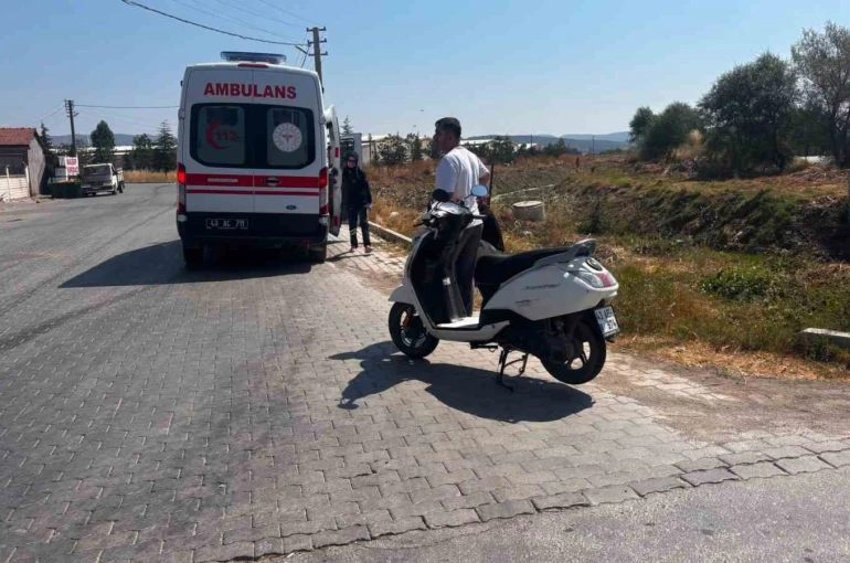 Motosiklet takla attı, sürücüsü yaralandı