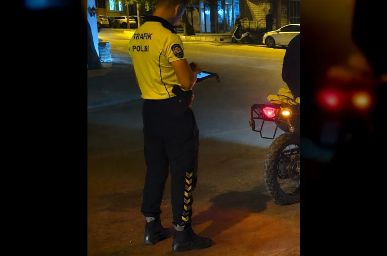 Motosikletli denetimden kaçamadı: 320 bin TL ceza kesildi