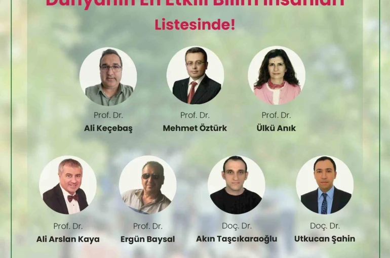 MSKÜ’den 7 Akademisyen, dünyanın en etkili bilim insanları arasında 