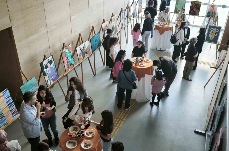 MTK Koleji öğrencilerinin eserleri görücüye çıktı 