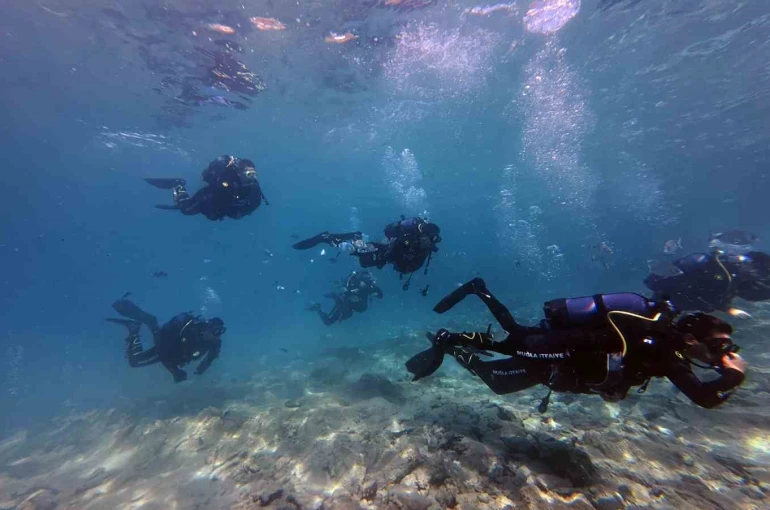 Muğla Büyükşehir Belediyesi Sualtı Arama Kurtarma ekibi göreve hazır 