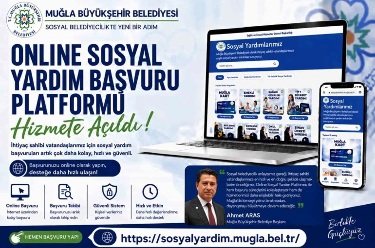 Muğla Büyükşehir sosyal yardım başvurularını dijitale taşıdı 
