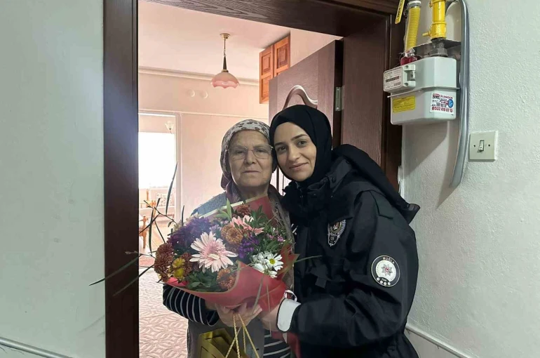 Muğla Emniyeti şehit ailelerini yeni yılda yalnız bırakmadı 