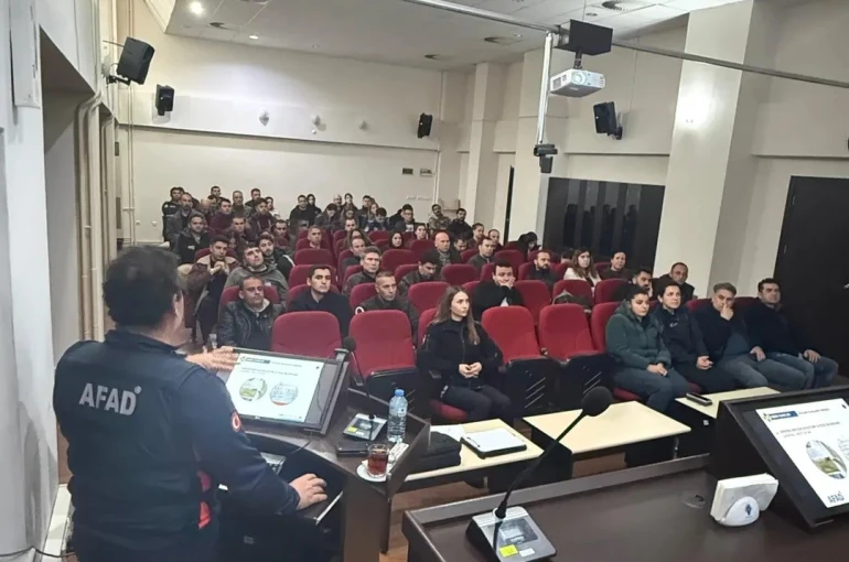 Muğla emniyetinde KBRN tehditlerine karşı eğitim 