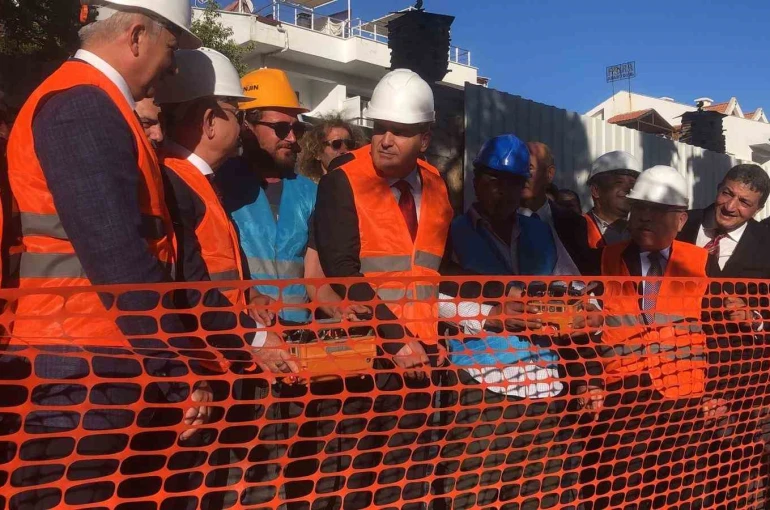 Muğla Valisi Akbıyık, Datça’daki hayırsever okulunun temelini attı