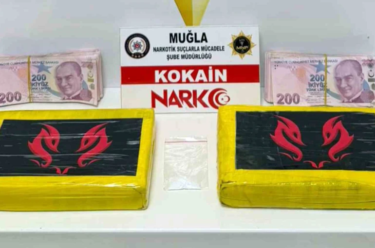 Muğla’da 2 kilo kokain ele geçirildi 