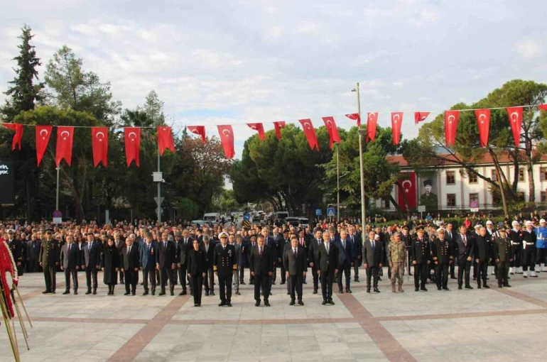Muğla’da Atatürk, törenlerle anıldı 