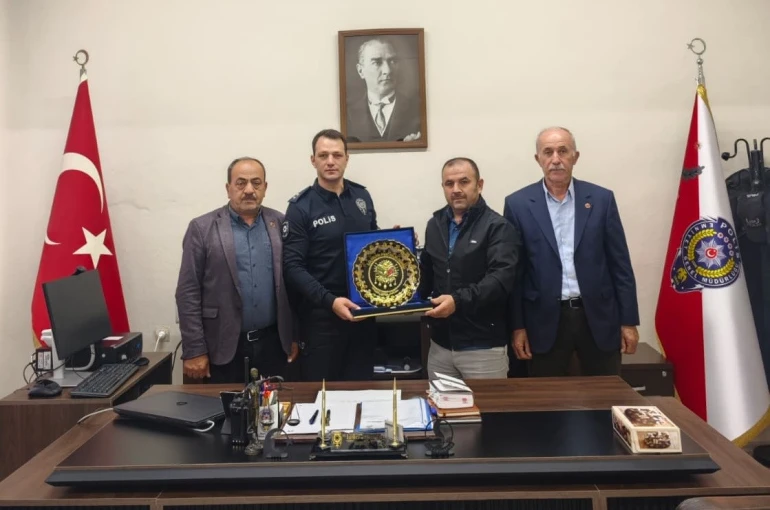 Muhtarlar İlçe Emniyet Amiri Kurtul ile bir araya geldi 