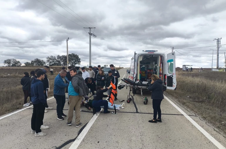 Muratlı’da trafik kazası: 1 yaralı