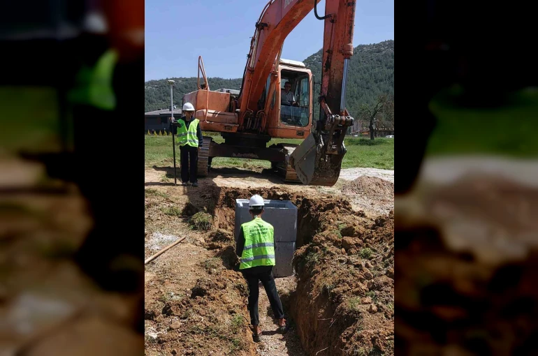 MUSKİ Menteşe ilçesinde altyapı çalışmalarını sürdürüyor 