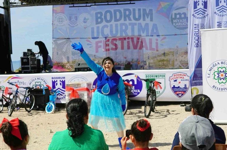MUSKİ’den Bodrum Uçurtma Festivali’nde çocuklara su tasarrufu eğitimi 