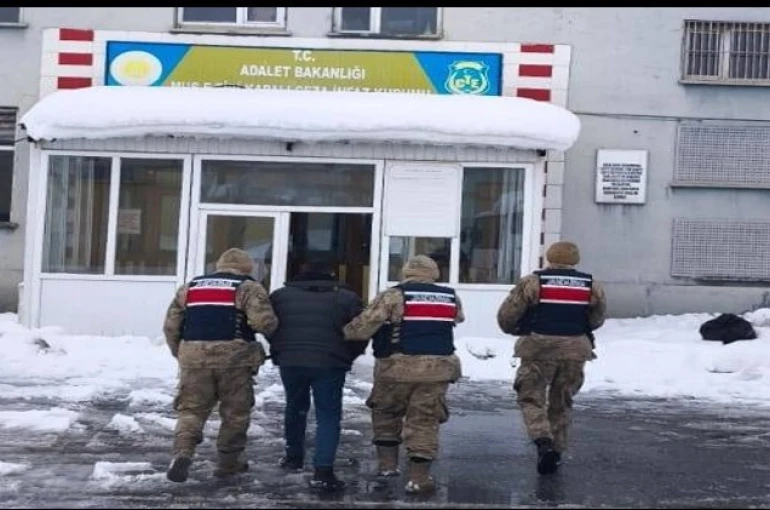 Muş’ta 4 yıl 2 ay hapis cezası bulunan hükümlü yakalandı 