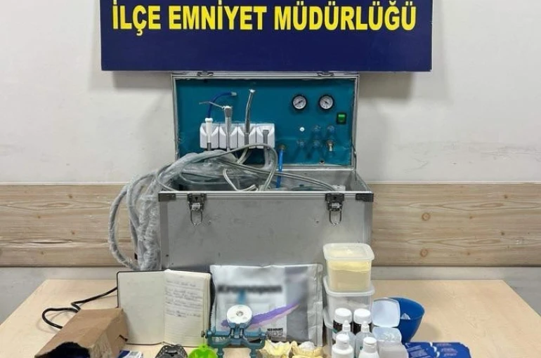 Muş’ta evini kliniğe dönüştüren sahte dişçi yakalandı 