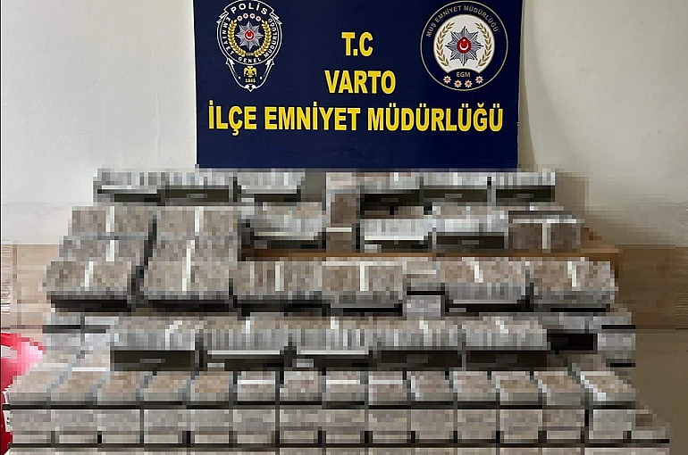 Muş’ta kaçak sigara operasyonu: Bin 766 paket ve 35 bin makaron ele geçirildi 