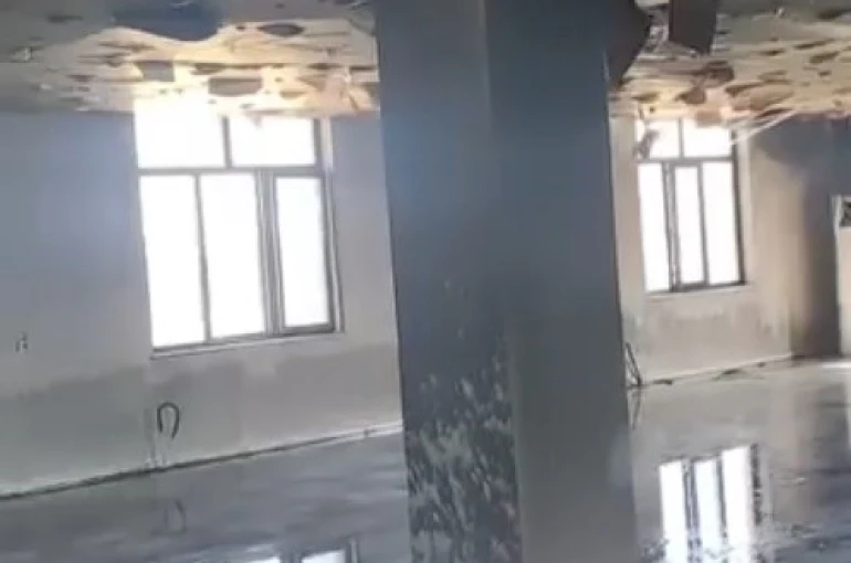 Muş’ta taziye evinde yangın çıktı 