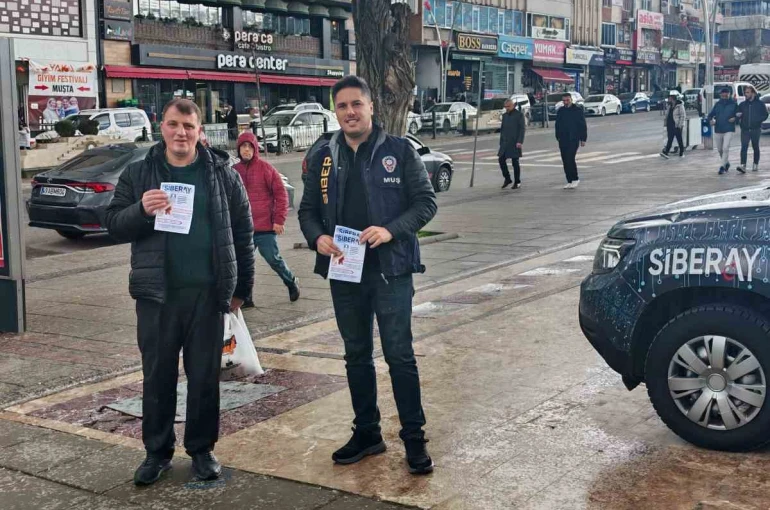 Muş’ta vatandaşlara siber güvenlik uyarısı 