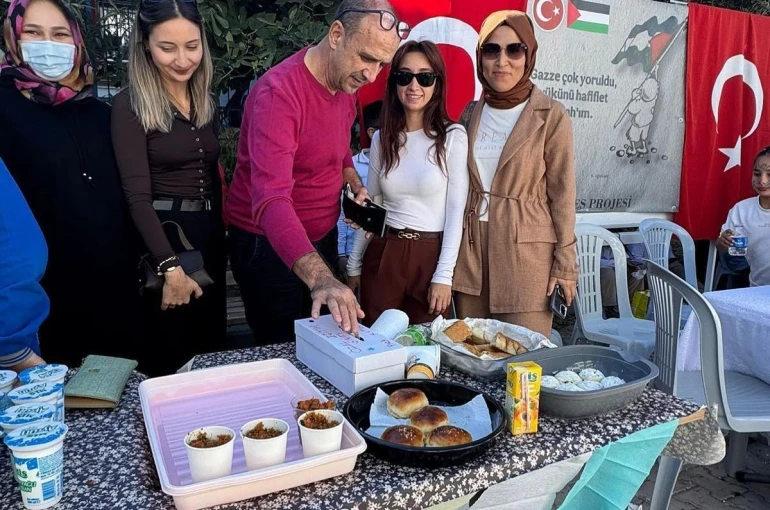 Namık Kemal İlkokulu öğrencileri Gazze için seferber oldu