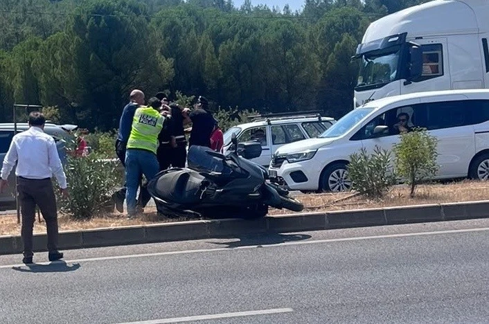 Narkotik denetiminden kaçan motosikletli kıskıvrak yakalandı