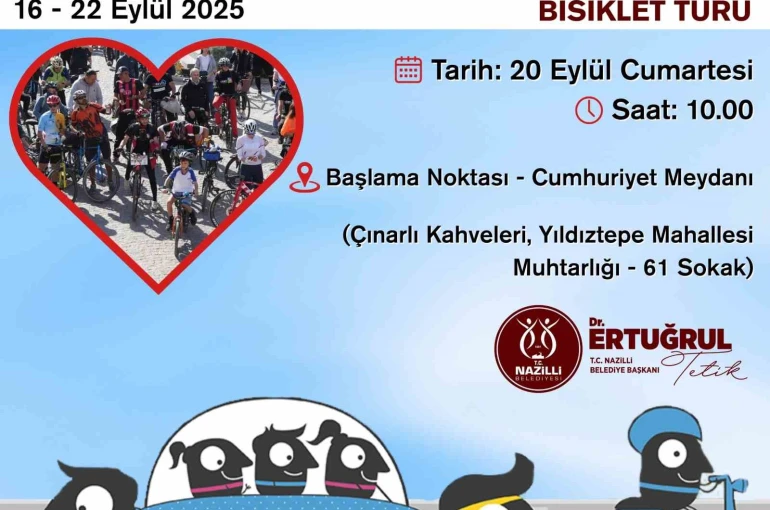 Nazilli Belediyesi’nden Avrupa Hareketlilik Haftası etkinlikleri