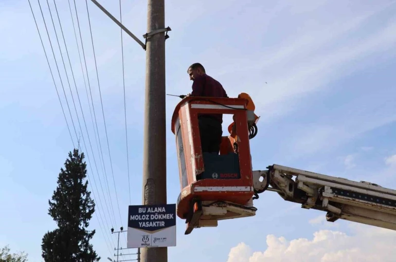 Nazilli Belediyesi’nden kaçak moloz dökümüne karşı kararlı adım 