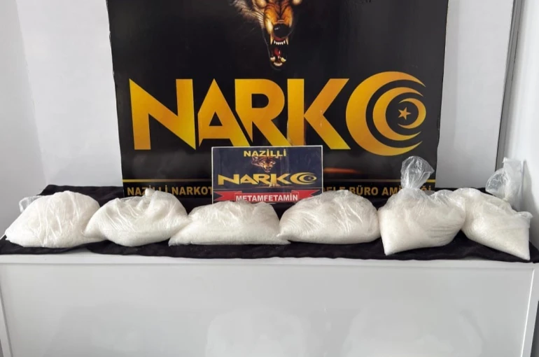 Nazilli’de 9 kilo 428 gram uyuşturucu ele geçirildi