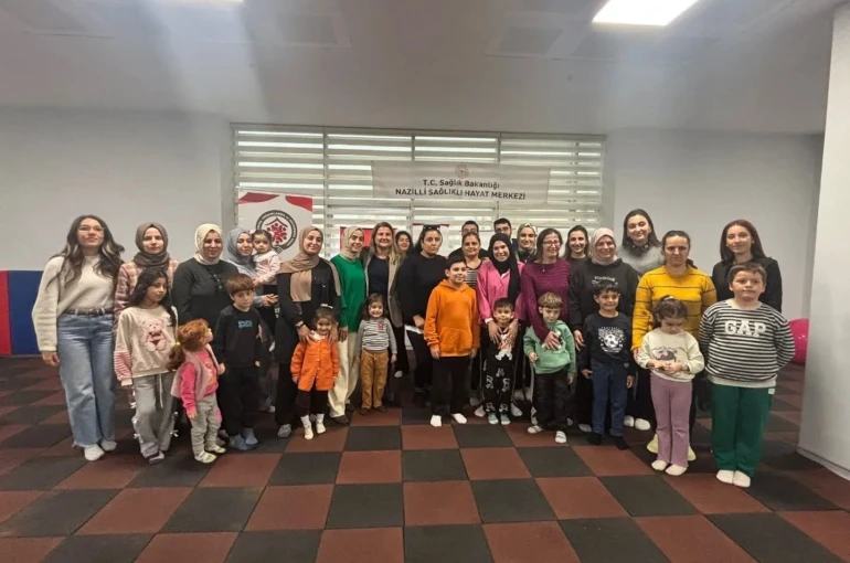Nazilli’de anne ve çocuklara sağlıklı yaşam desteği 