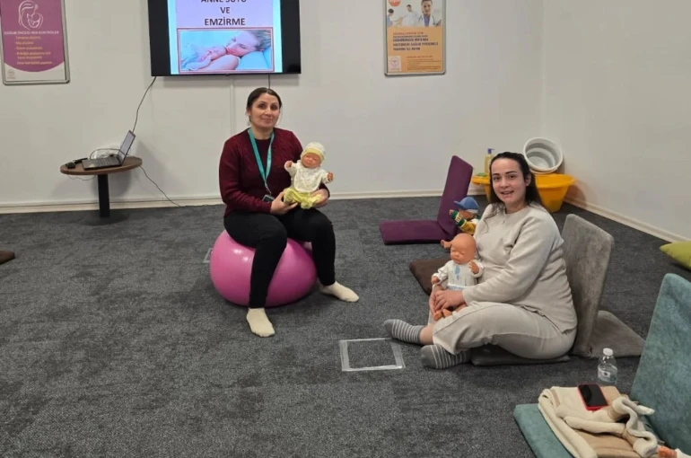 Nazilli’de gebe okulunda eğitimler sürüyor 