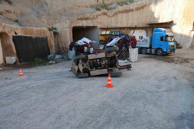 Nevşehir’de devrilen forkliftin altında kalan genç hayatını kaybetti