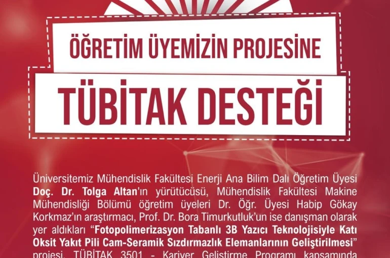 Niğde Ömer Halisdemir Üniversitesi’ne bir TÜBİTAK desteği daha 