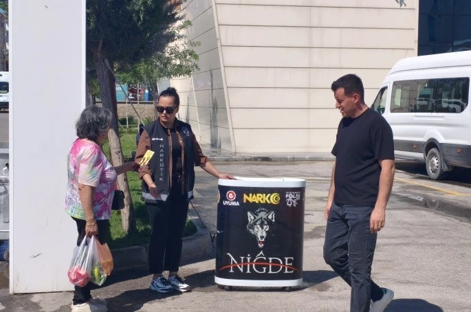 Niğde’de 210 kişiye narkotik bilgilendirmesi