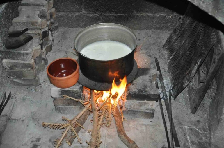 Niğde’nin doğal lezzeti keçi sütü 