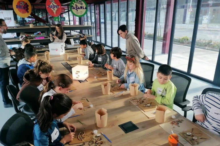 Nilüfer’de çocuklar sanatla iç içe 