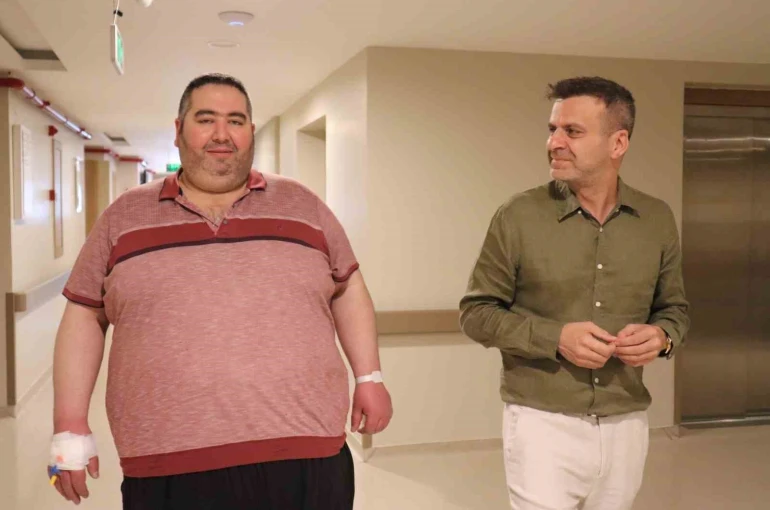 Obeziteyle mücadele eden hasta sağlığına kavuşmak için Kahramanmaraş’tan Denizli’ye geldi
