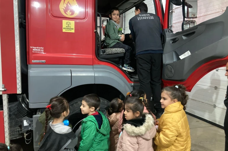 Öğrenciler yangın eğitimiyle bilinçlendi