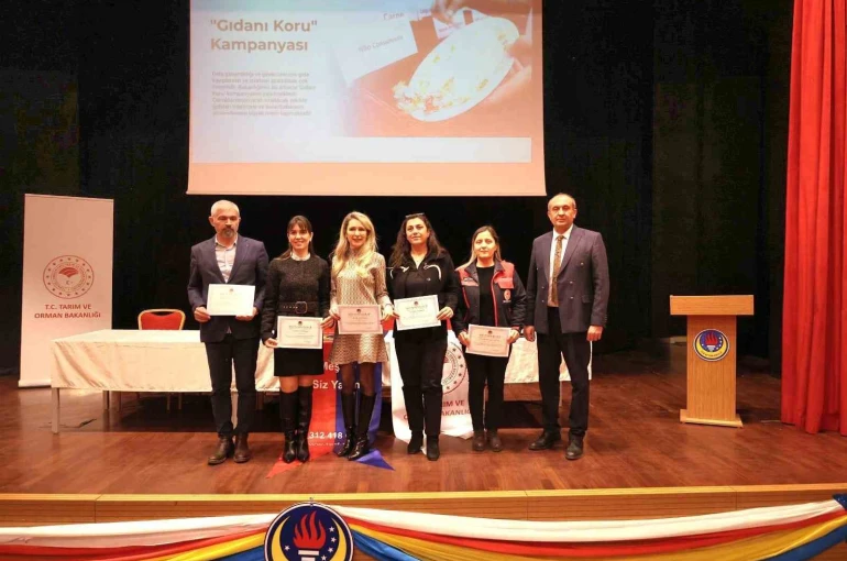 Öğrencilere güvenli gıda anlatıldı 