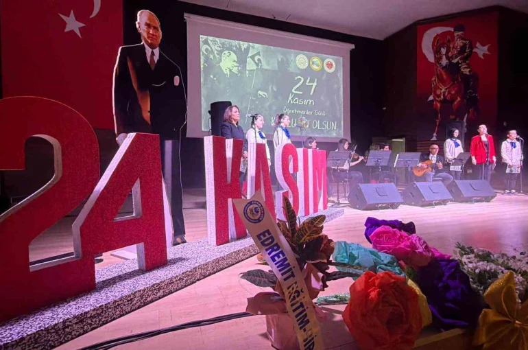 Öğretmenler günü Edremit’te kutlandı 