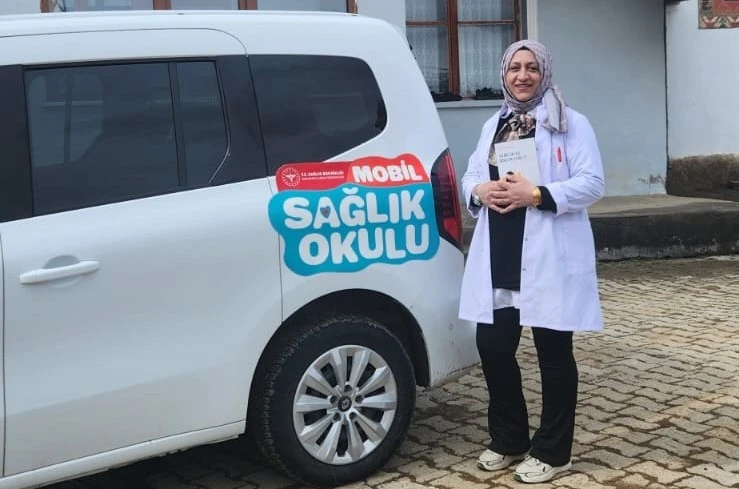 Oltu’da köylere mobil araçla sağlık desteği 