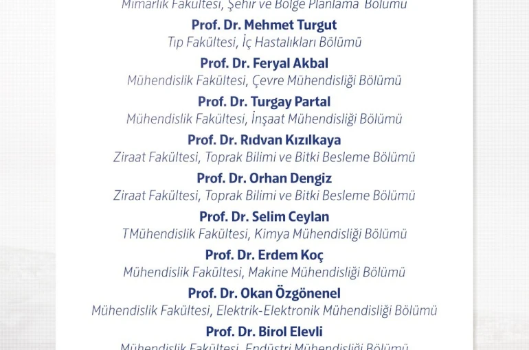 OMÜ’den 15 akademisyen "Dünyanın En Etkili Bilim İnsanları" listesinde yer aldı 