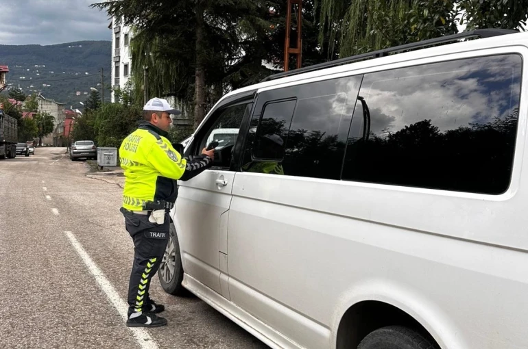 Ordu’da bir haftada 9 binden fazla araç ve sürücüsü denetlendi