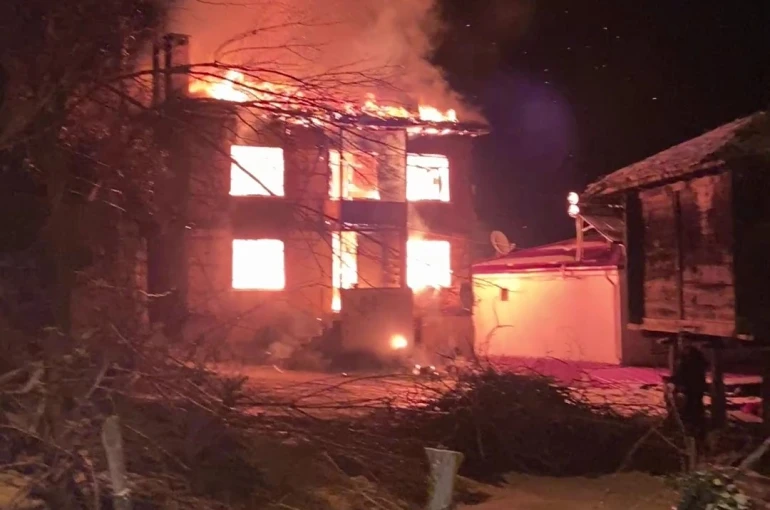 Ordu’da çıkan yangın sonrası müstakil ev kullanılamaz hale geldi 