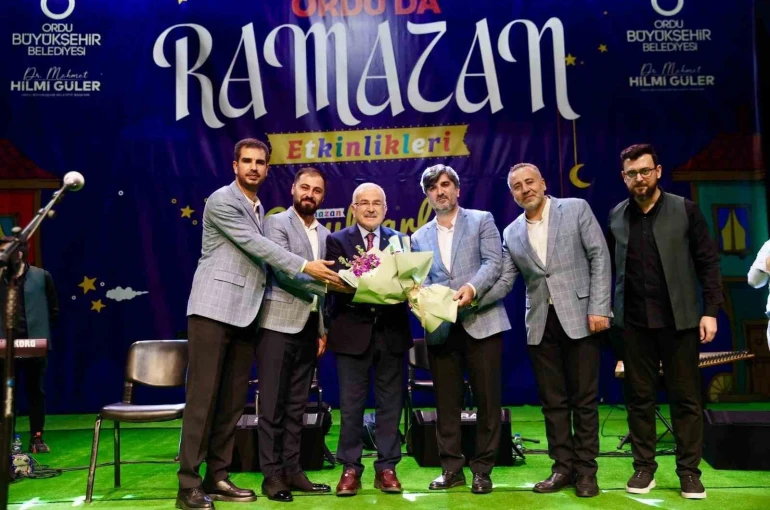 Ordu’da duygu dolu gece: Adıyamanlı Grup Ravza’dan Ordu’ya minnet mesajı